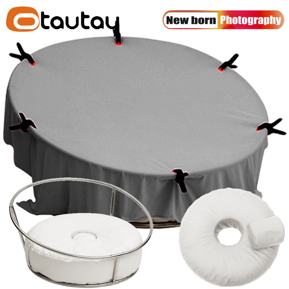 Floor Cushion Pouf - OTAUTAU Soft Faux Leather Round Bean