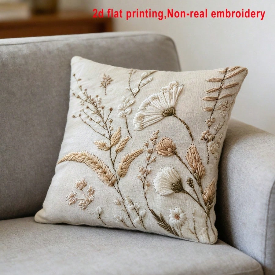 1pc Neutral Wildflower Throw P - Pillow Cover 20X20 review and price
