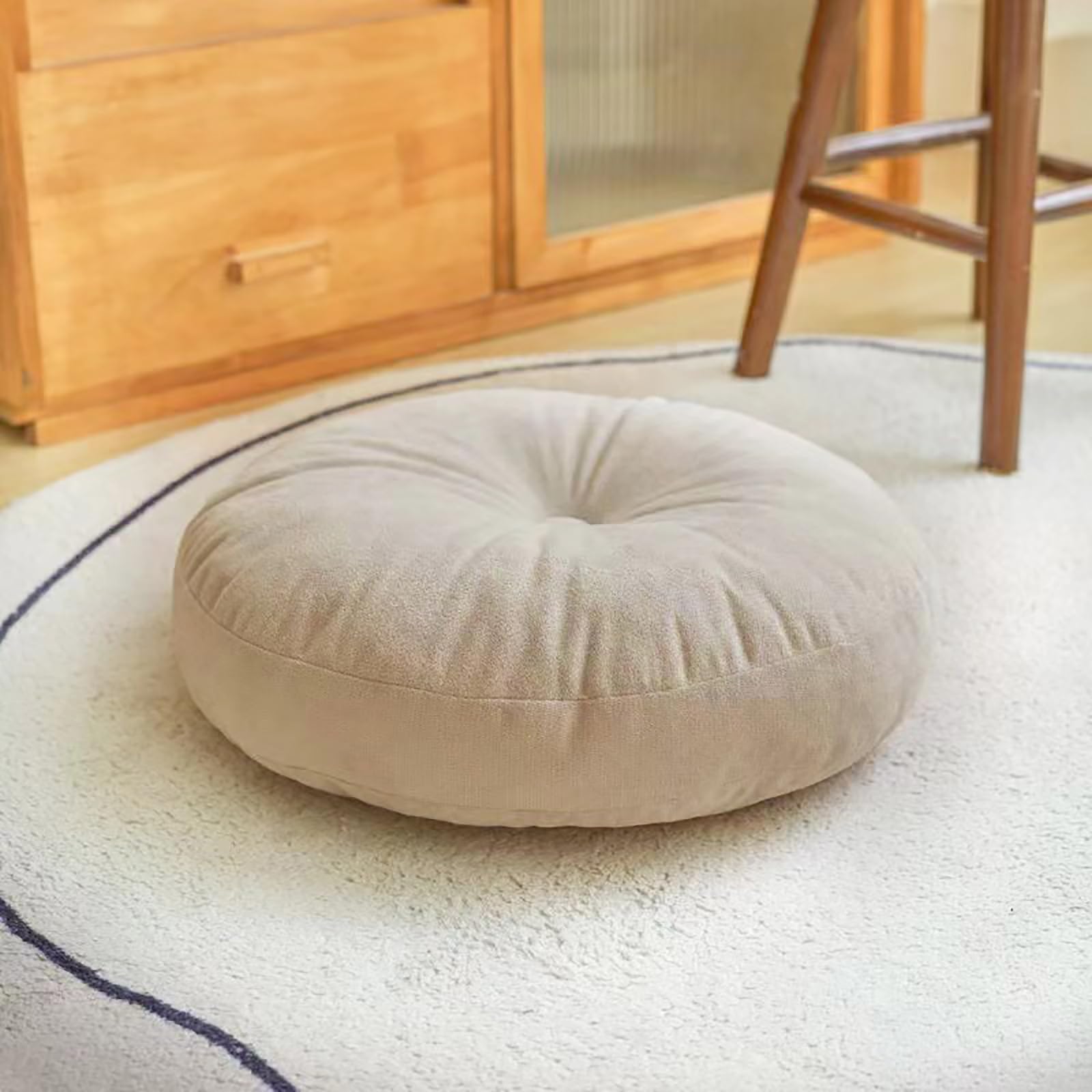 Thick Round Cushion,Soft & Com - Floor Cushion Pouf review and price