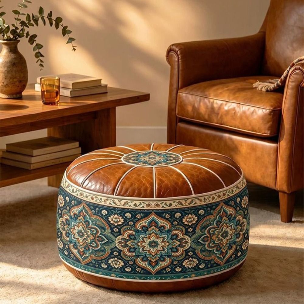 PU Leather Fillable Ottoman Po - Floor Cushion Pouf review and price