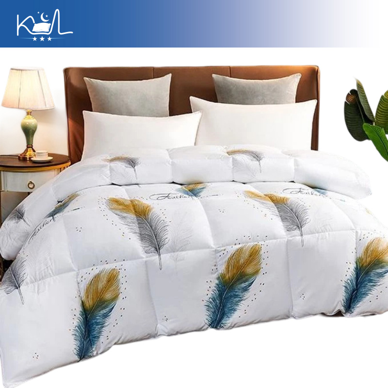 95% White Goose Down Comforter - Duvet Insert White review and price