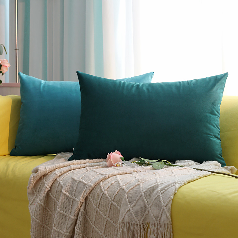 Soft Velvet Cushion Covers Pla - Pillow Cover 20X20 review and price