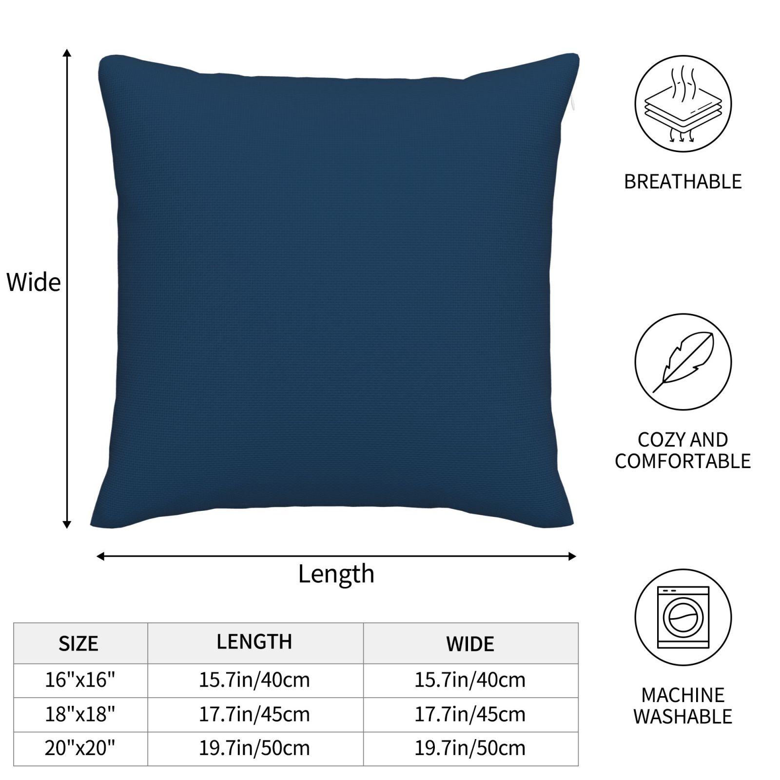 Anti-flax solid color cushion  - Pillow Cover 20X20 review and price