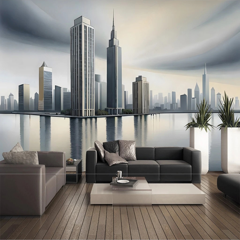 Custom 3D Wall Mural Geometric - Home Textiles City review and price