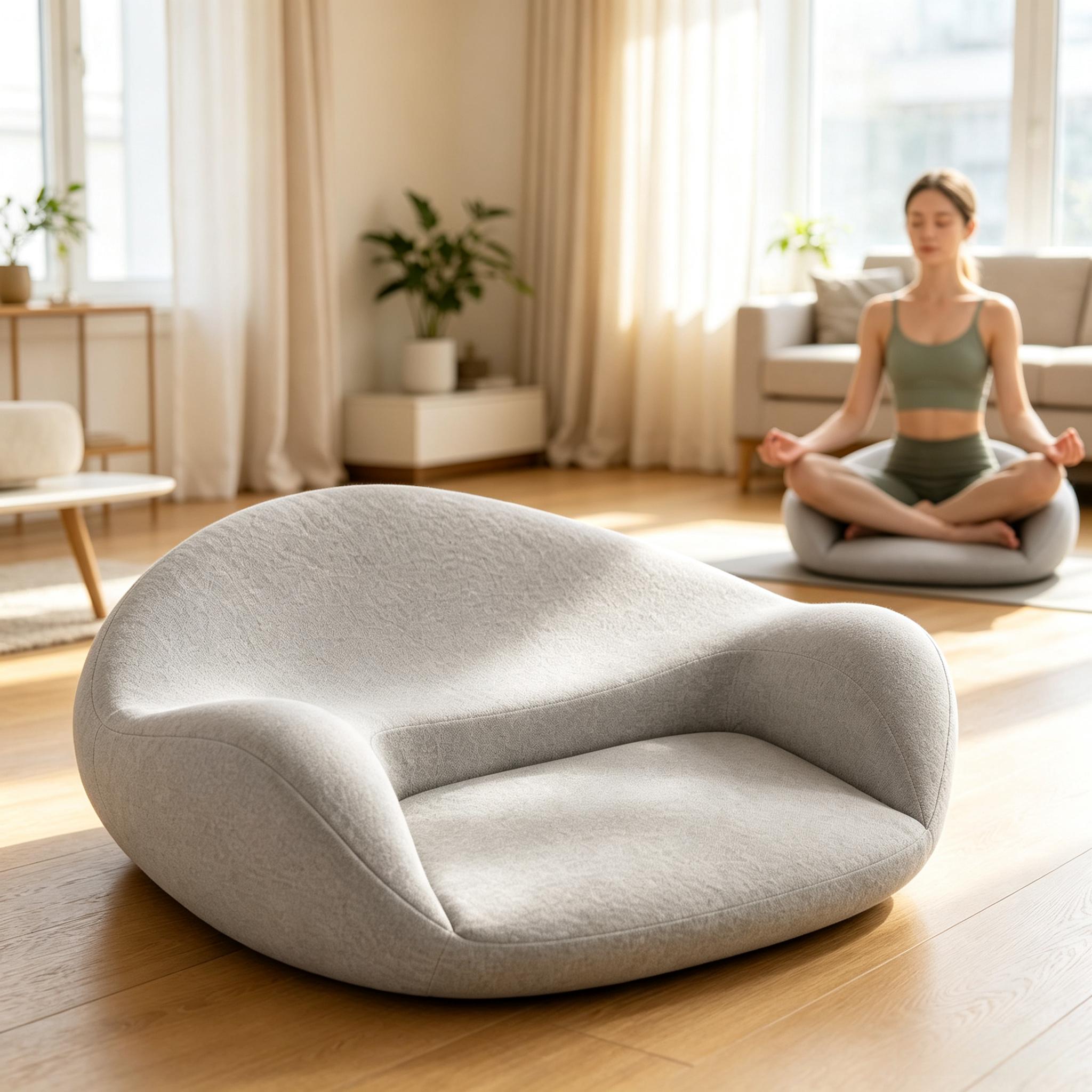 Memory Foam Meditation Cushion - Floor Cushion Pouf review and price