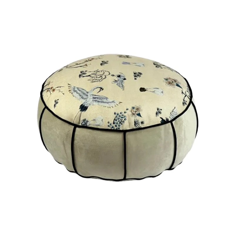 Round Chinese Style Floor Pouf - Floor Cushion Pouf review and price