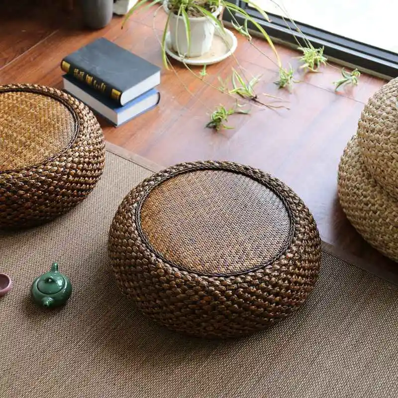 Handmade Straw Rattan Floor Cu - Floor Cushion Pouf review and price