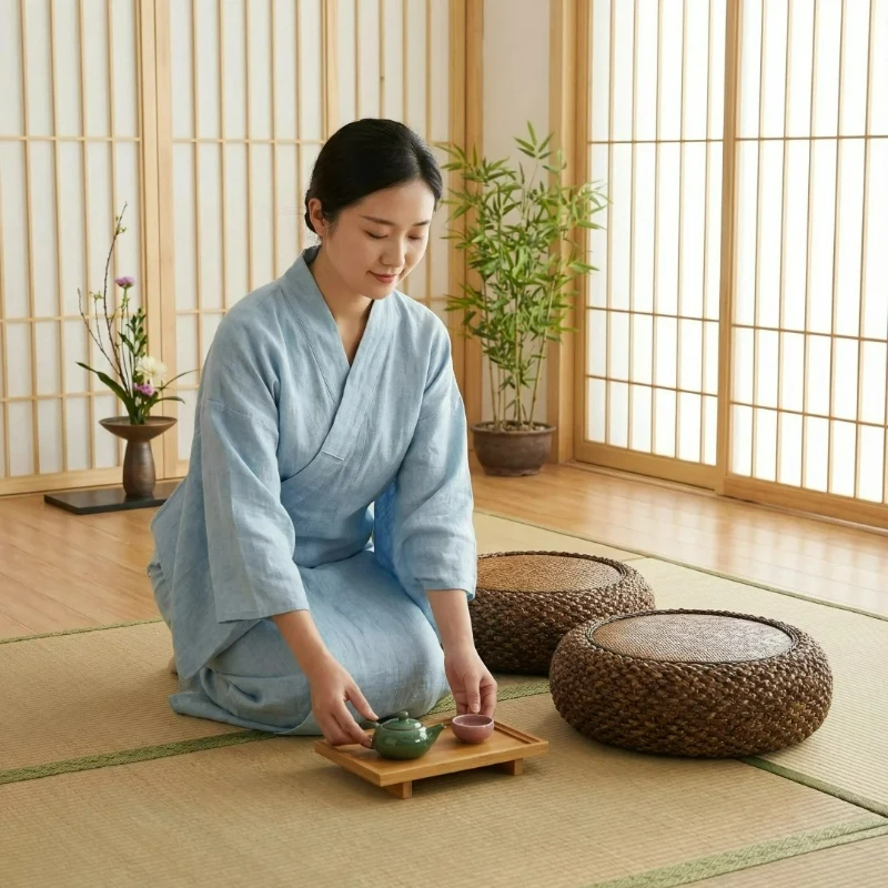 Handmade Straw Rattan Floor Cu - Floor Cushion Pouf review and price